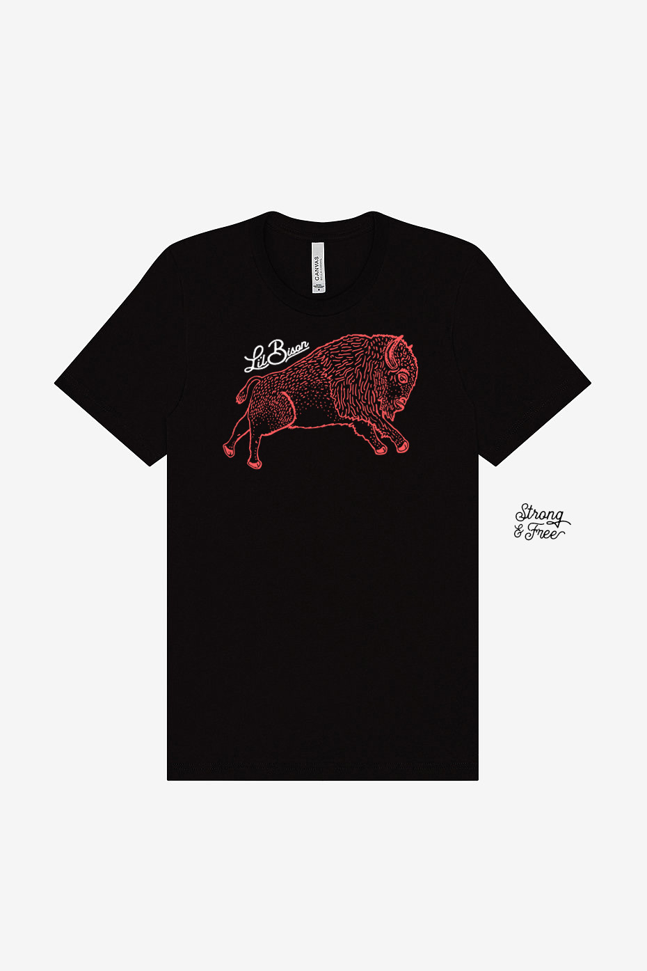 Lil Bison Black Tee